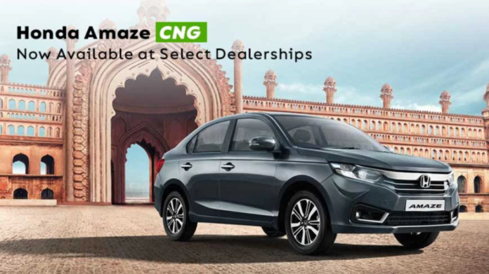 Honda की कॉम्‍पैक्‍ट सेडान Amaze में मिल रही CNG