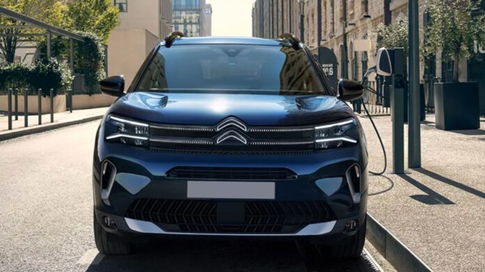 Citroen C5 Aircross EV टेस्टिंग के दौरान हुई स्पॉट