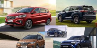 Top 5 Seven Seater MPV's Sale report :- September 2024 में रही Ertiga, Innova की सबसे ज्यादा मांग